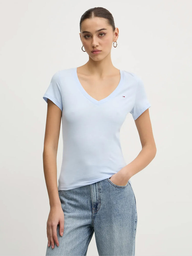 Γυναικείο t-shirt TJW V-NECK TEE DW0DW20458C3Q | DW0DW20458C3Q