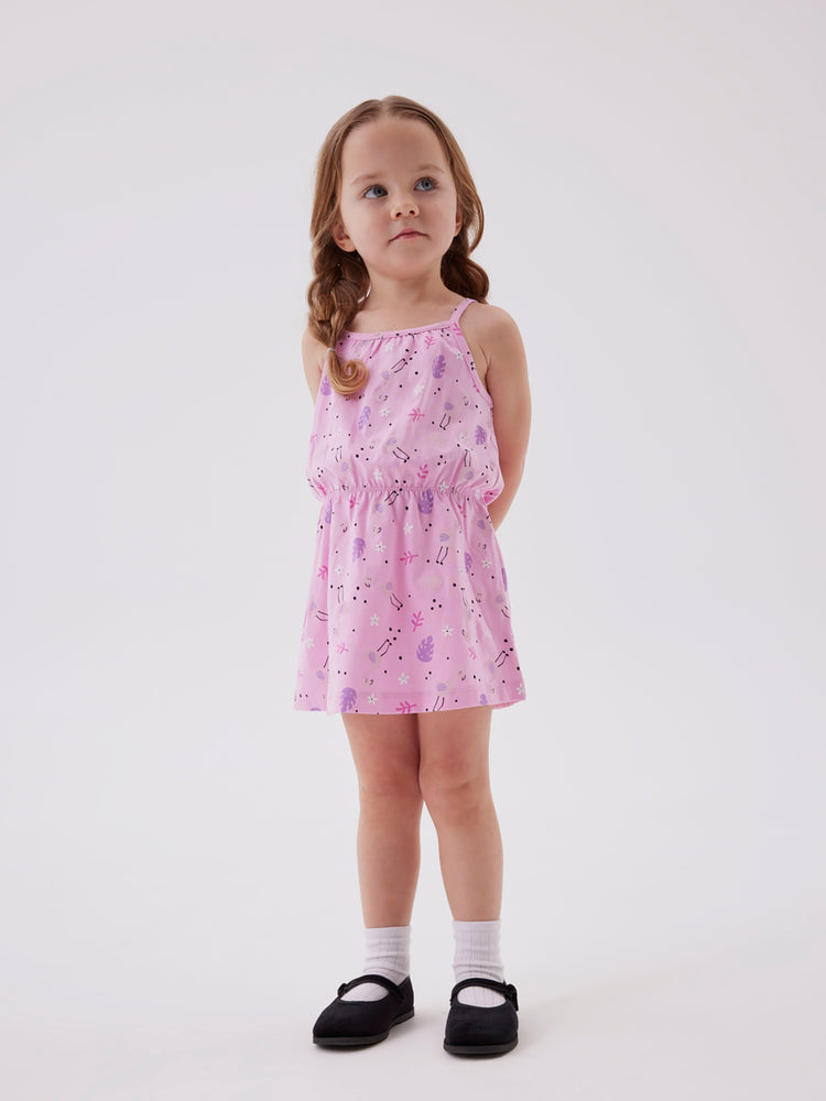 Παιδικό φόρεμα σταμπωτό NMFVIGGA STRAP DRESS 13230233 | 13230233