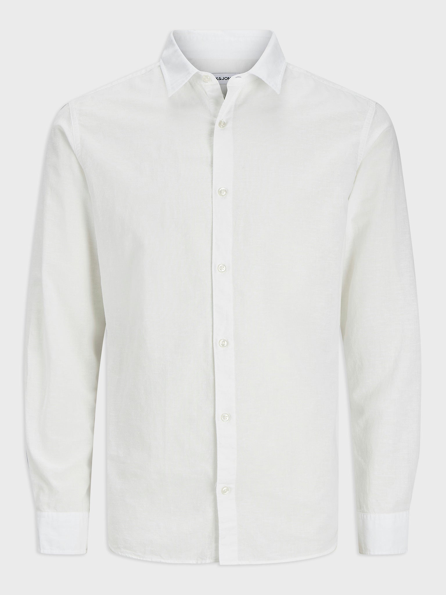 Ανδρικό πουκάμισο JJEBREEZE LINEN BLEND SHIRT LS SN 12268964 | 12268964