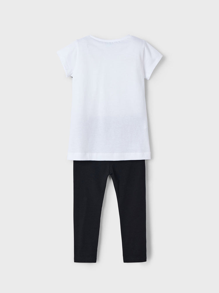 Παιδικό σετ με κολάν μπλούζα σταμπωτή 25-03713-071 | 25-03713-071