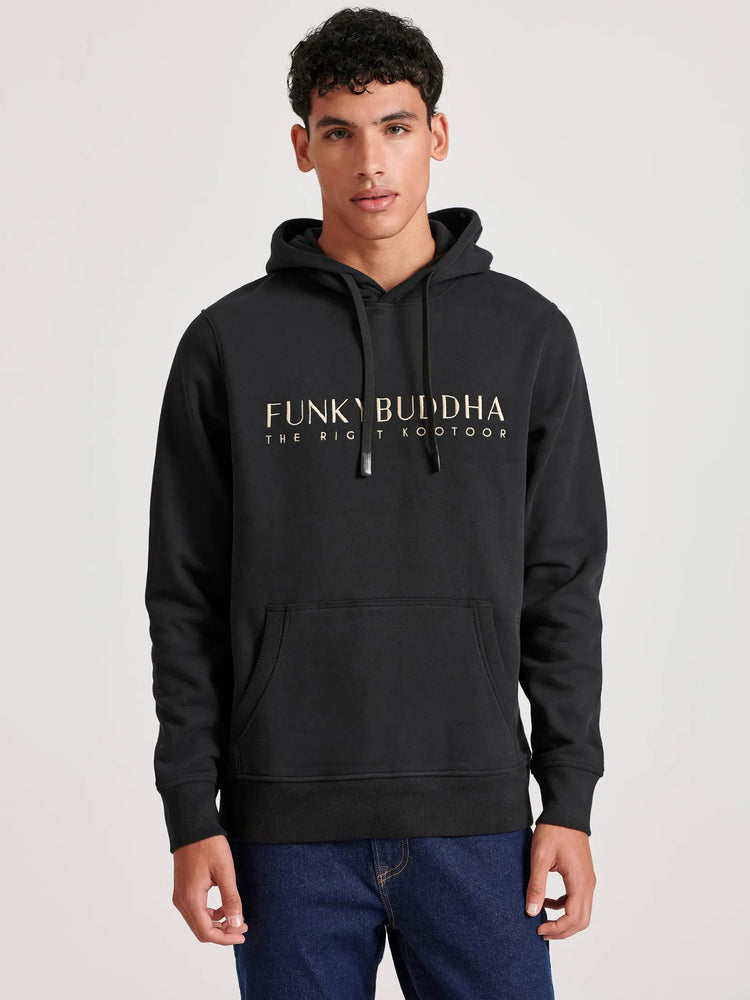 Ανδρική μπλούζα φούτερ FBM010-006-06 BLACK | FBM010-006-06