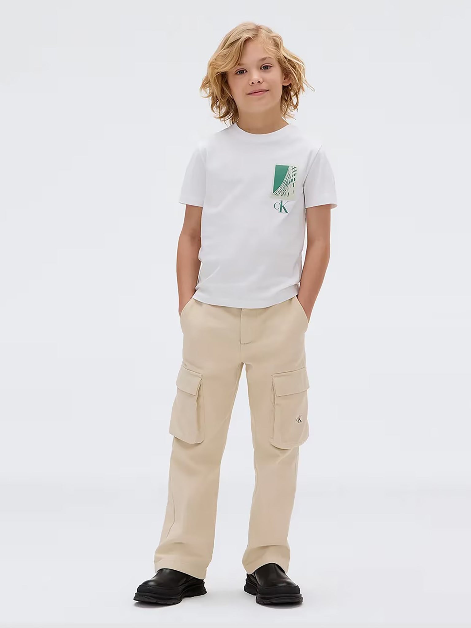 Παιδική μπλούζα μακό SEASONAL ENTRY PRICE LOGO IB0IB02532YAF | IB0IB02532YAF