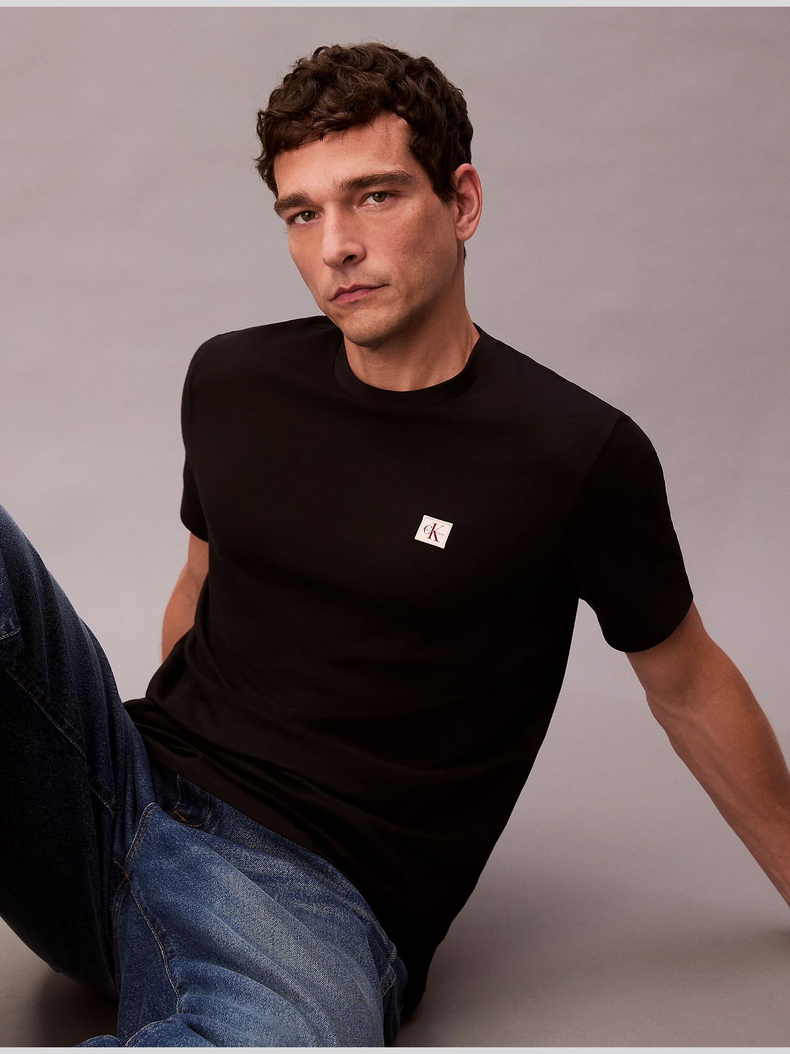 Ανδρικό t-shirt SS BADGE 30S JERSEY CLASSIC TEE LV04RC272GUB1 | LV04RC272GUB1