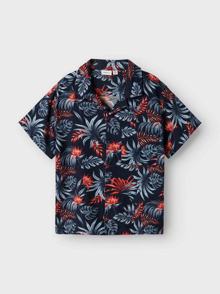 Εφηβικό πουκάμισο NKMFERANE SS SHIRT BOX 13214159 | 13214159