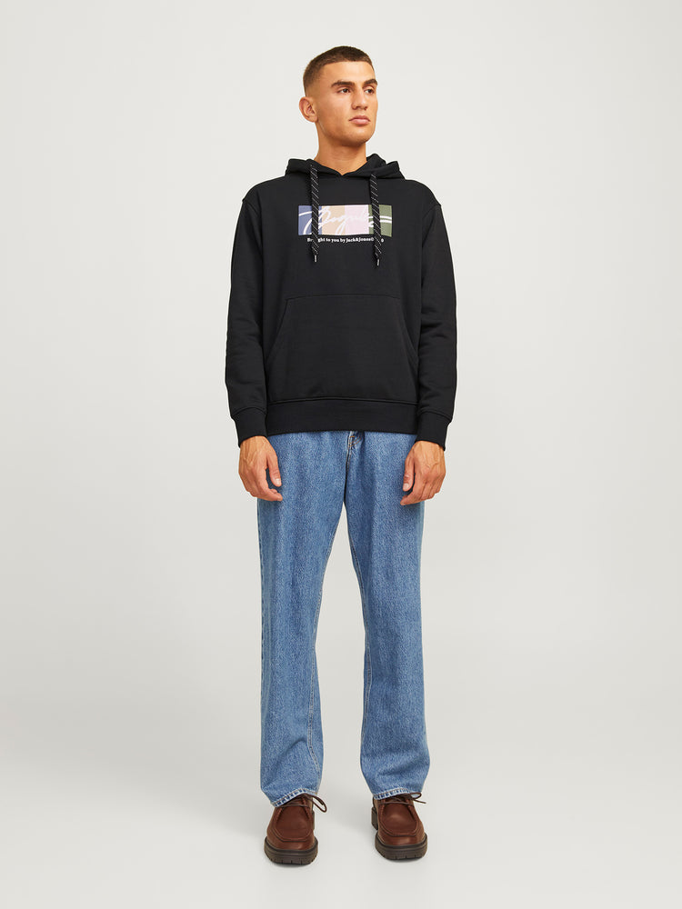 Ανδρική μπλούζα φούτερ JORPORTLAND BLOCK SWEAT HOOD LN 12262421 | 12262421