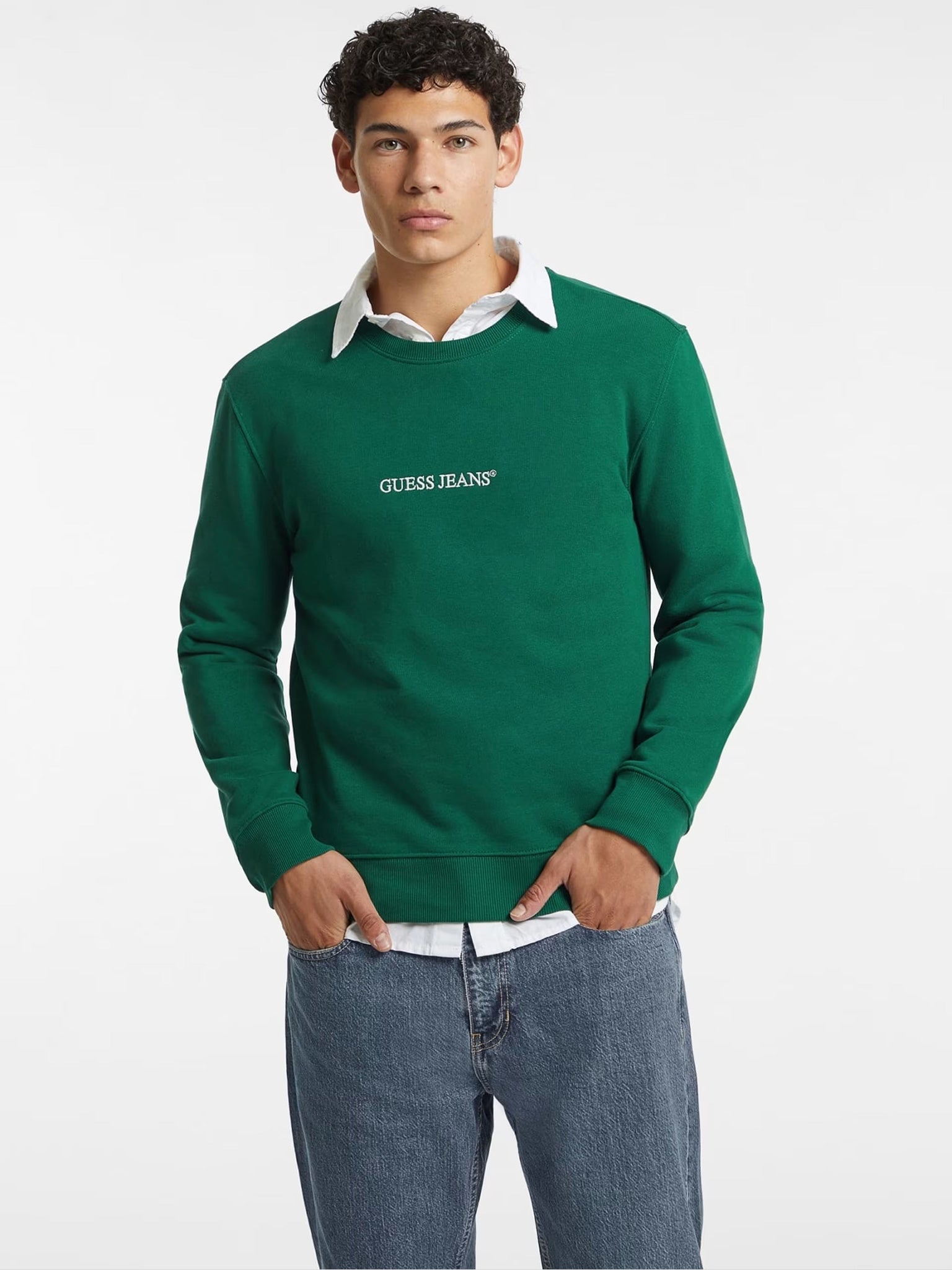 Ανδρική μπλούζα πλεκτή Ls cn guess empro M4BR31Z3HM1G8ET | M4BR31Z3HM1G8ET