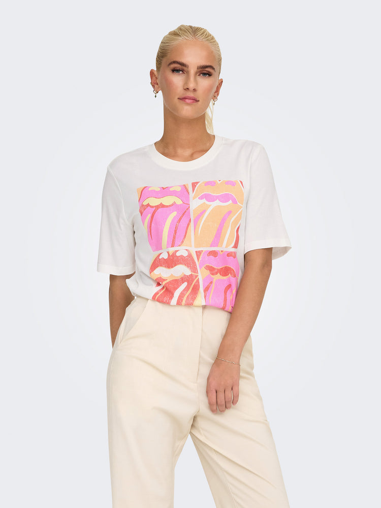 Γυναικείο t-shirt rolling stones ONLROLLING STONES LIFE S/S TOP BOX JRS 15345922 | 15345922