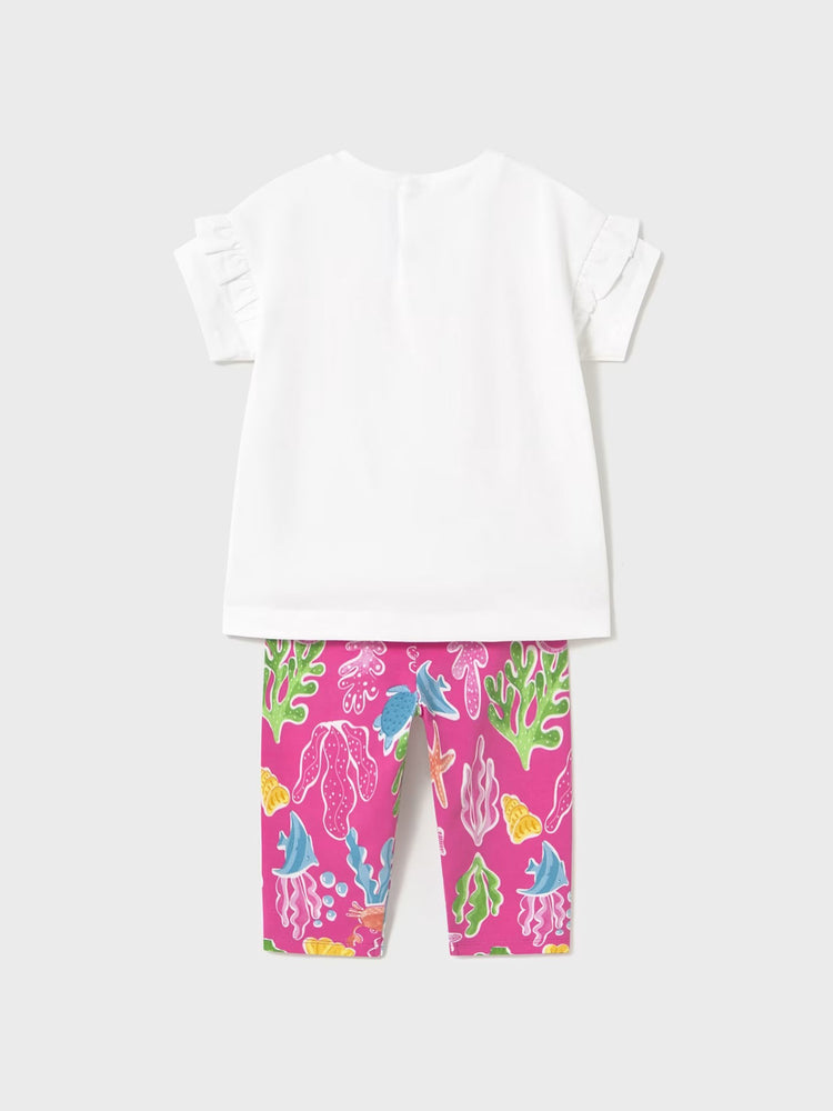 Βρεφικό σετ με κολάν σταμπωτό 25-01739-037 | 25-01739-037