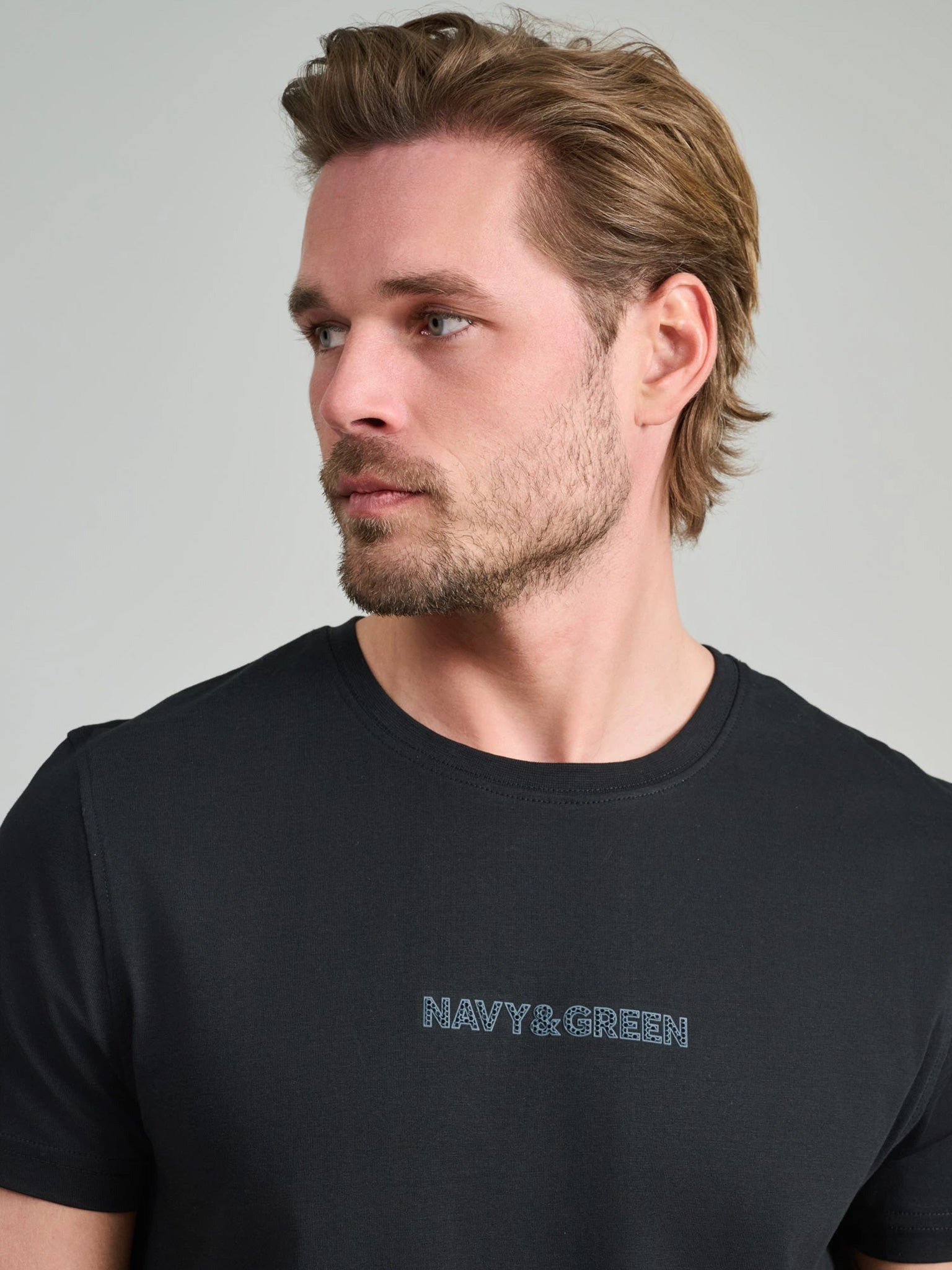 Ανδρικό t-shirt black 24TU.334/4P | 24TU.334/4P