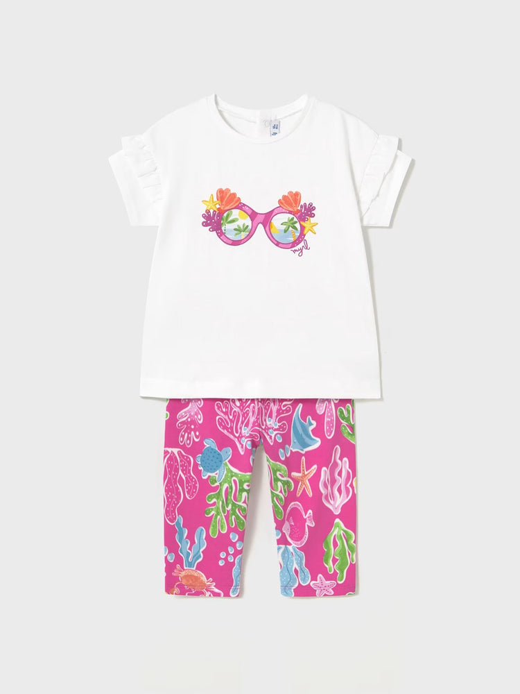 Βρεφικό σετ με κολάν σταμπωτό 25-01739-037 | 25-01739-037