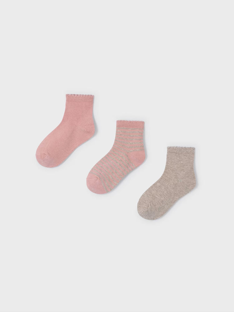 Εφηβικές κάλτσες 3 τεμ οργανικό βαμβάκι 13-10578-093 | 13-10578-093
