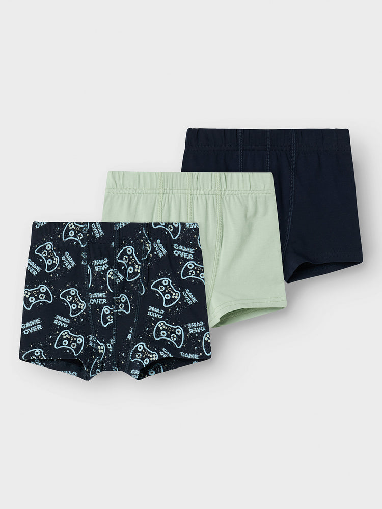 Παιδικά μποξεράκια σετ 3 τεμ NMMTIGHTS 3P SAPPHIRE GAME NOOS 13241990 | 13241990