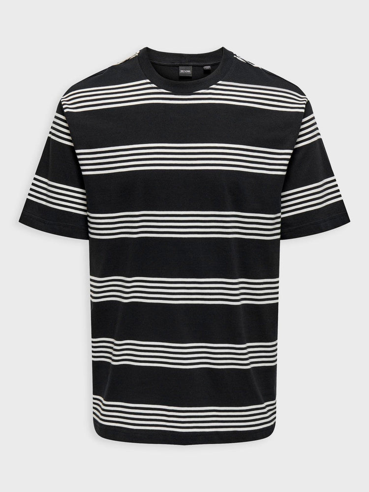 Ανδρικό t-shirt ONSLEONARD LIFE RLX STRIPED SS TEE 22028148 | 22028148