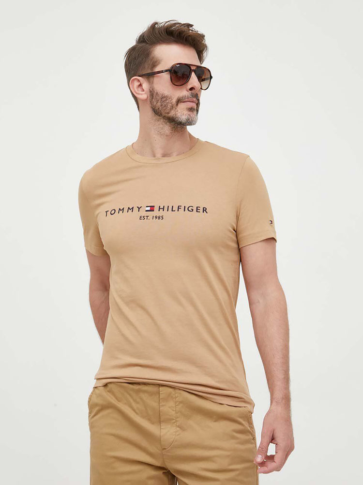 Ανδρικό t-shirt slim fit TOMMY LOGO TEE MW0MW11797RBL | MW0MW11797RBL