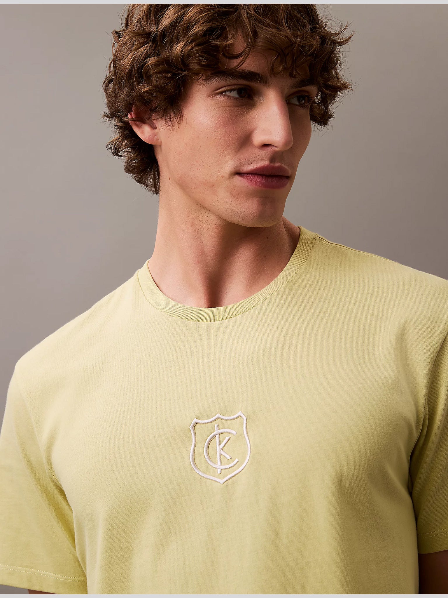 Ανδρικό t-shirt SS 20S EMBRD CK SHIELD CN TEE LV04RB828GVSV | LV04RB828GVSV