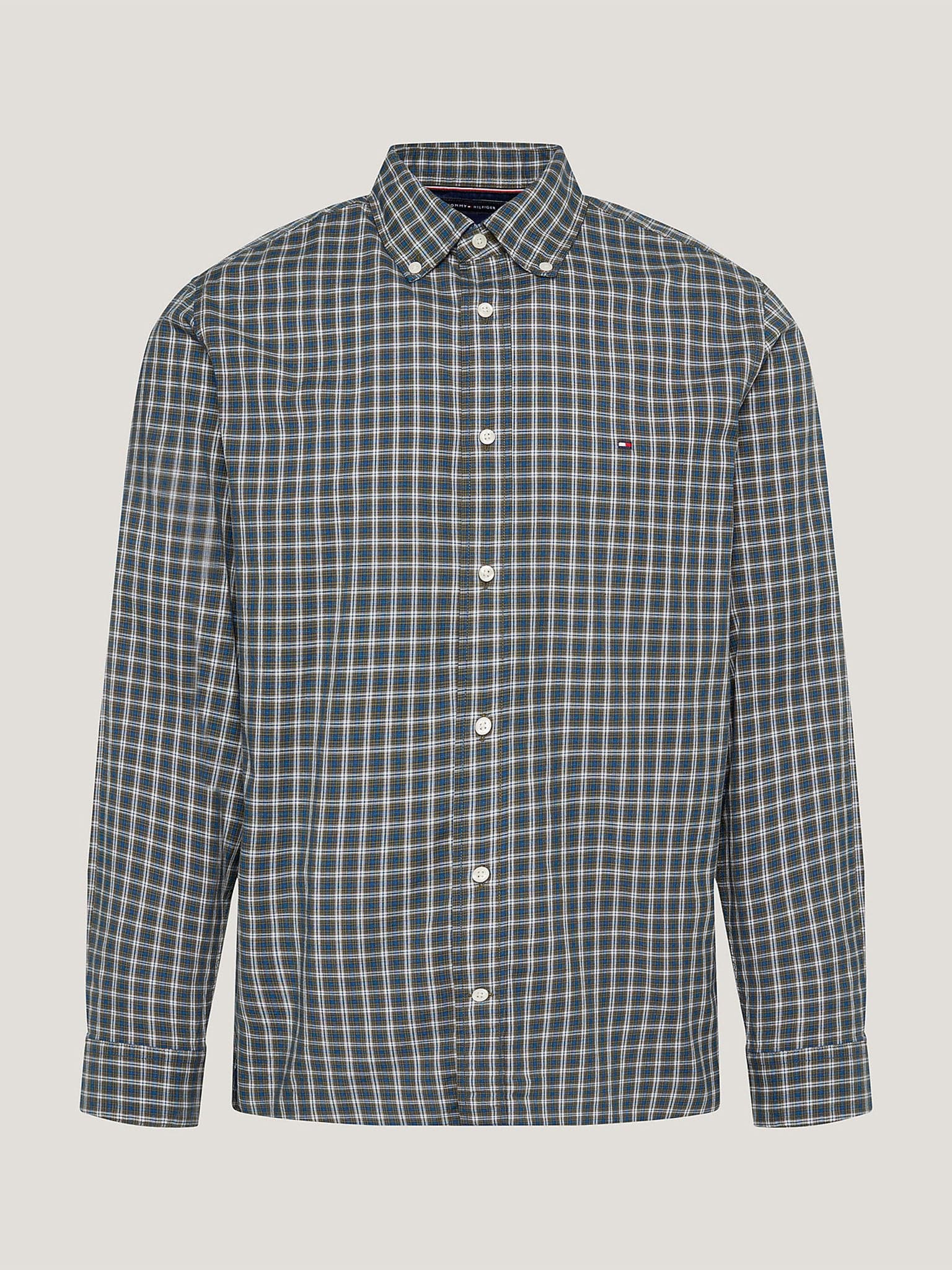 Ανδρικό πουκάμισο NAT. SOFT FLEX MINI TARTAN MW0MW328540NI | MW0MW328540NI