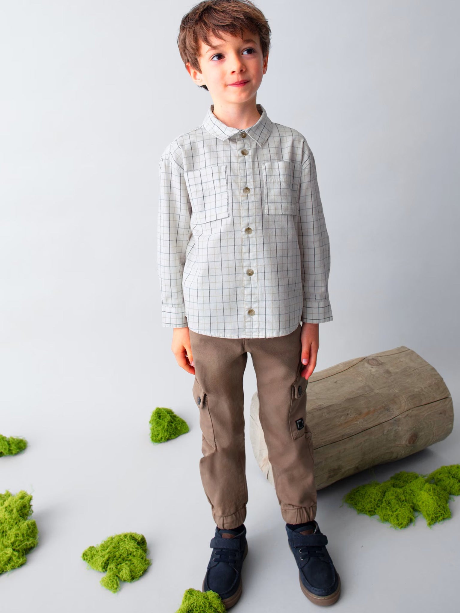 Παιδικό πουκάμισο καρό 15-04128-034 | 15-04128-034