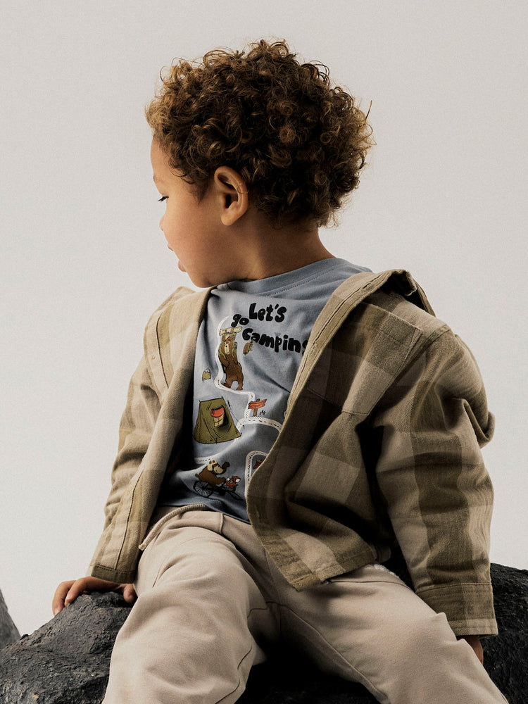Παιδικό πουκάμισο overshirt NMMOLAF LS OVERSHIRT 13247212 | 13247212