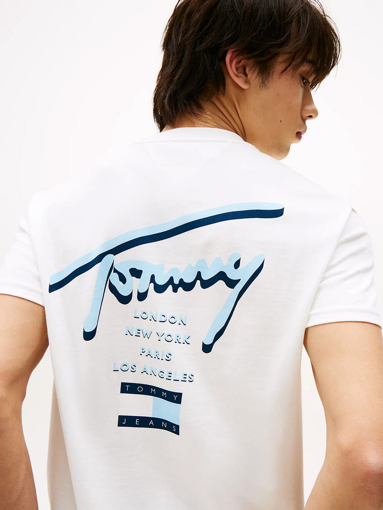 Ανδρικό t-shirtTJM REG SIGNATURE CITY TEE DM0DM21934YBL | DM0DM21934YBL