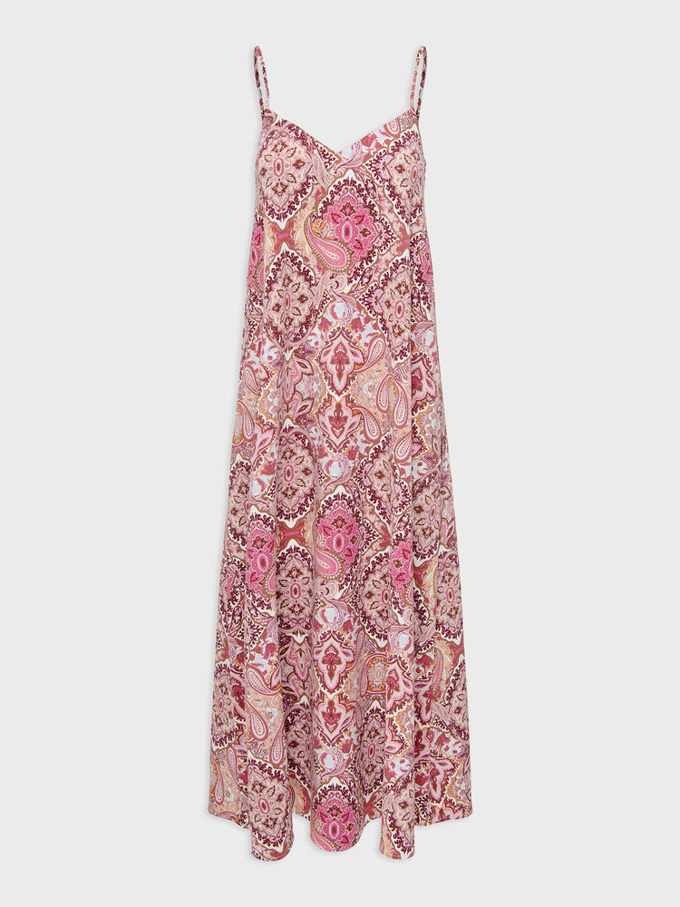 Γυναικείο φόρεμα boho ONLNOVA LIFE VIS ROXY LONG DRESS AOP 15347190 | 15347190