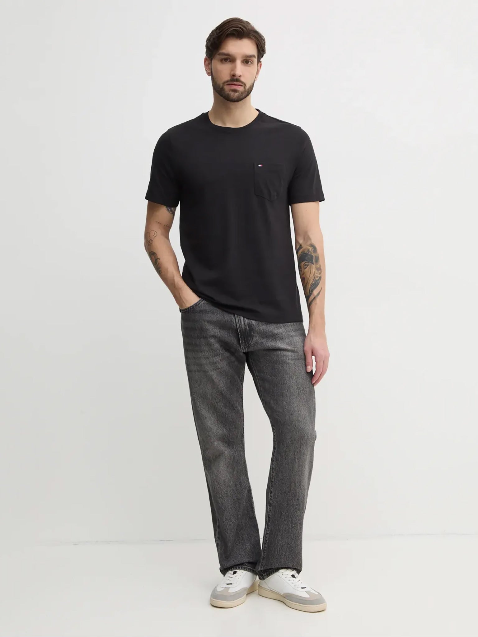 Ανδρικό t-shirt ESSENTIAL SOLID POCKET TEE MW0MW37283BDS | MW0MW37283BDS