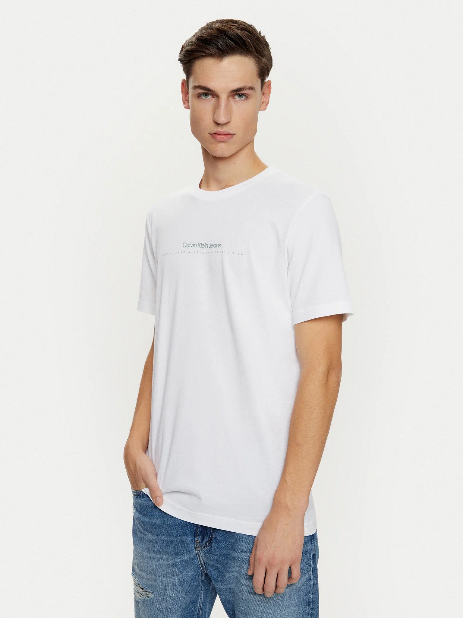 Ανδρικό t-shirt MINIMAL LOGO TEE J30J327075YAF | J30J327075YAF