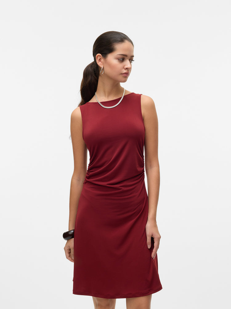 Γυναικείο φόρεμα VMDAISY SL BOATNECK SHORT DRESS JRS 10329330 | 10329330