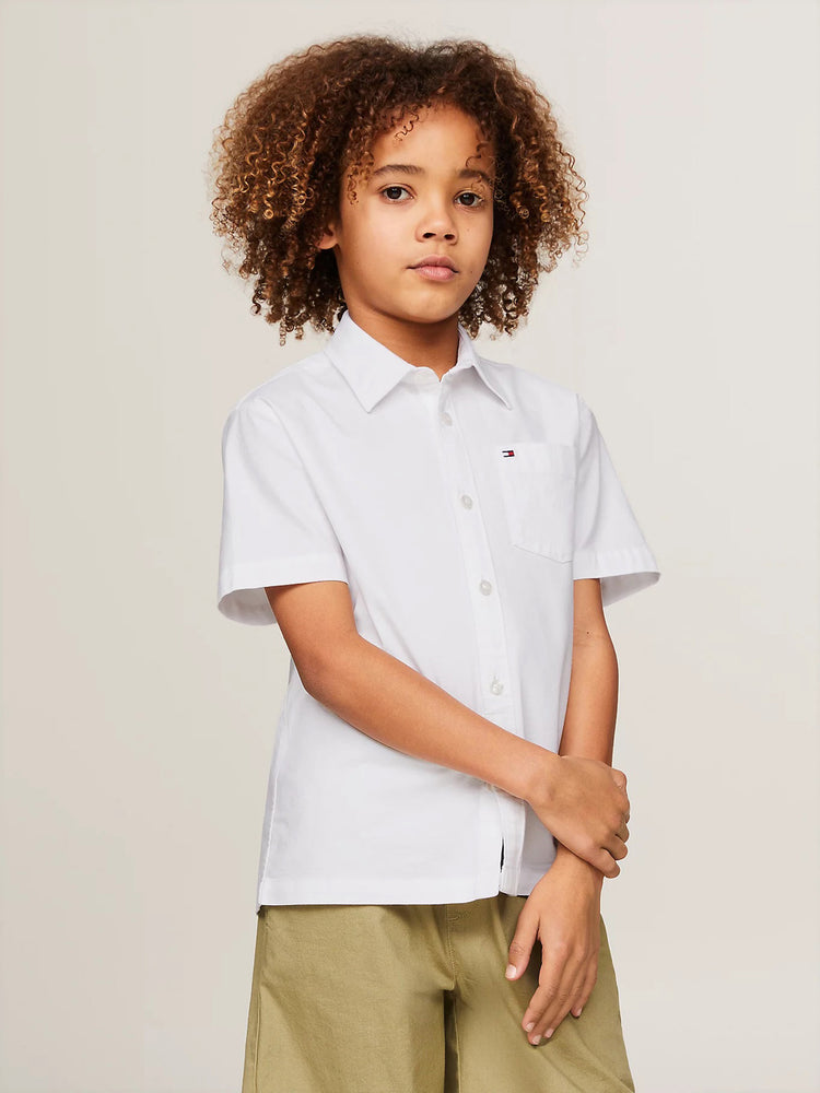 Παιδικό πουκάμισο oxford ESSENTIAL SHORT SLEEVE OXFORD SHIRT KB0KB08864YBR | KB0KB08864YBR