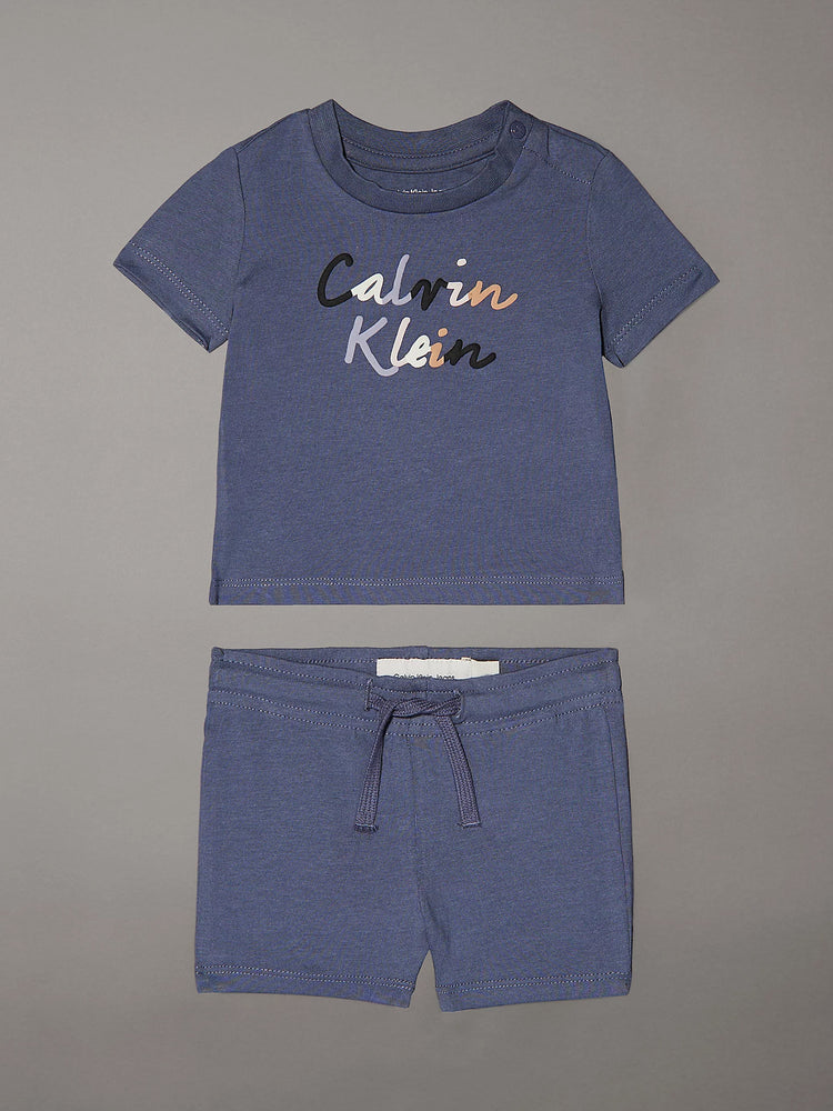 Βρεφικό σετ μακό COLOUR LOGO T-SHIRT SHORTS SET IN0IN00306PCP | IN0IN00306PCP