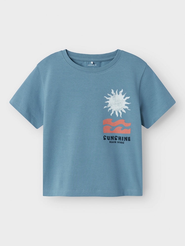 Παιδική μπλούζα τύπωμα NMMFOME SS NREG TOP BOX 13244173 | 13244173