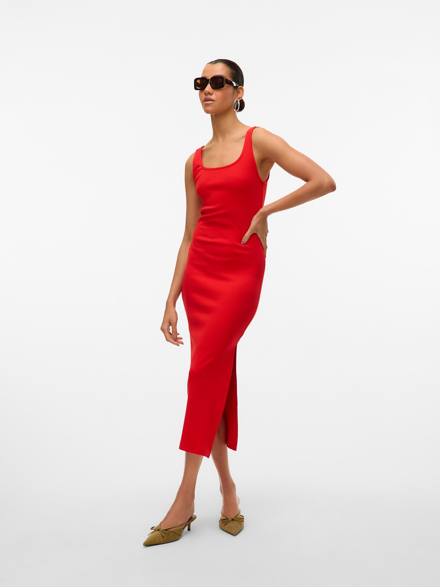 Γυναικείο φόρεμα ριπ VMCHLOE SL 7/8 DRESS JRS NOOS 10325601 | 10325601