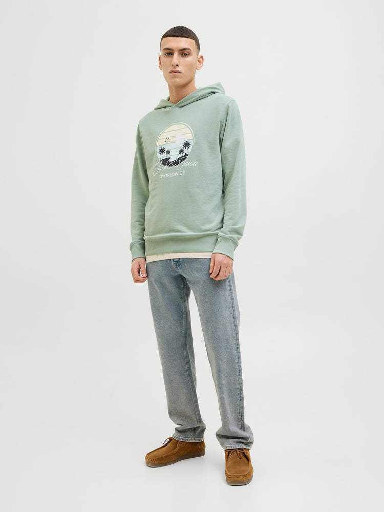 Ανδρική μπλούζα φούτερ JJPALM SWEAT HOOD 12269420 | 12269420