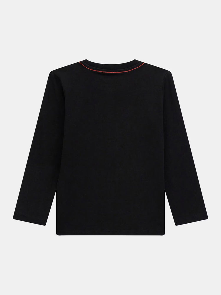 Παιδική μπλούζα μακό LS t-shirt core N84I24K8HM0JBLK | N84I24K8HM0JBLK