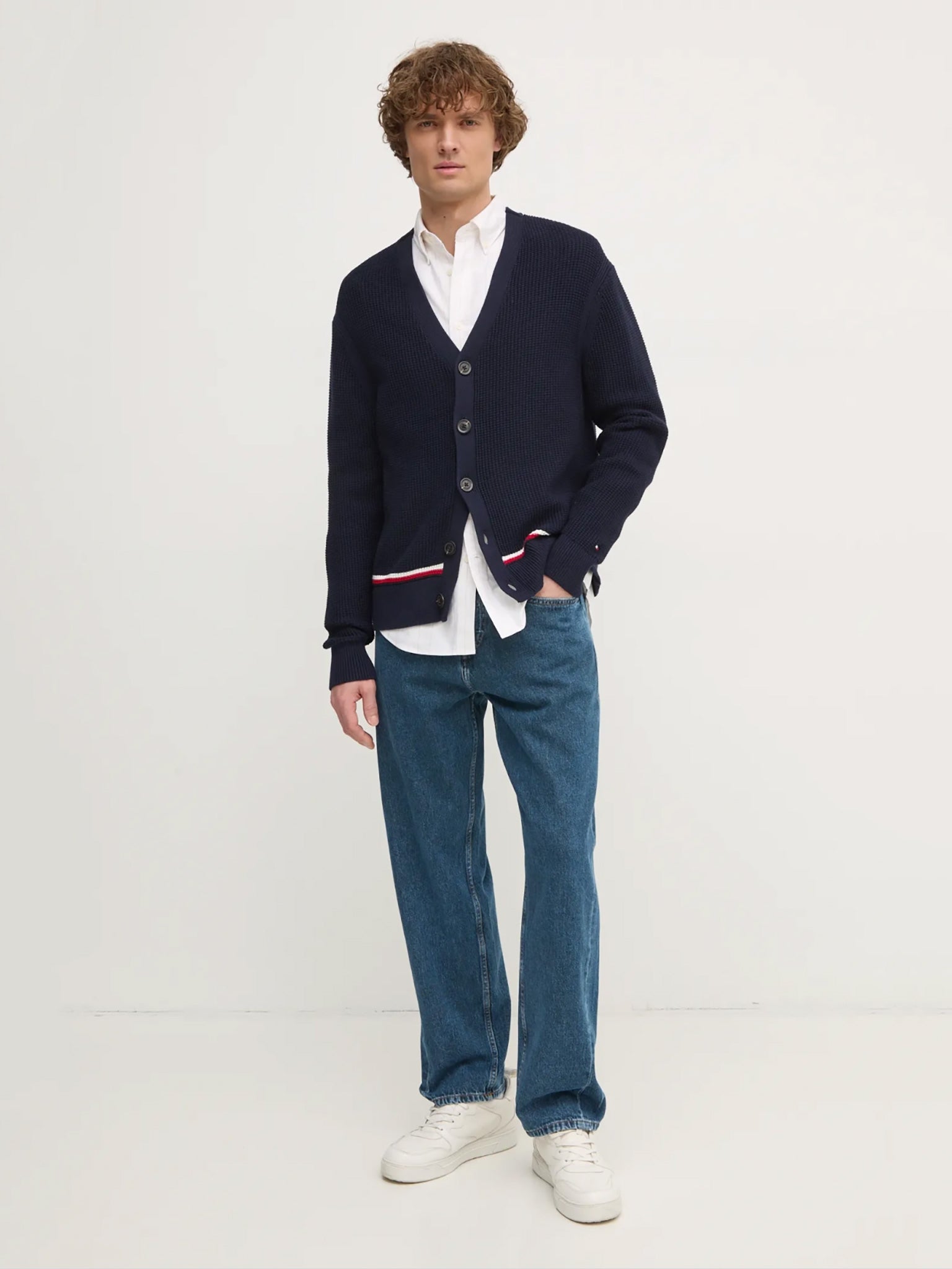 Ανδρικό πουκάμισο HERITAGE OXFORD FINE STP SHIRT MW0MW375690FA | MW0MW375690FA