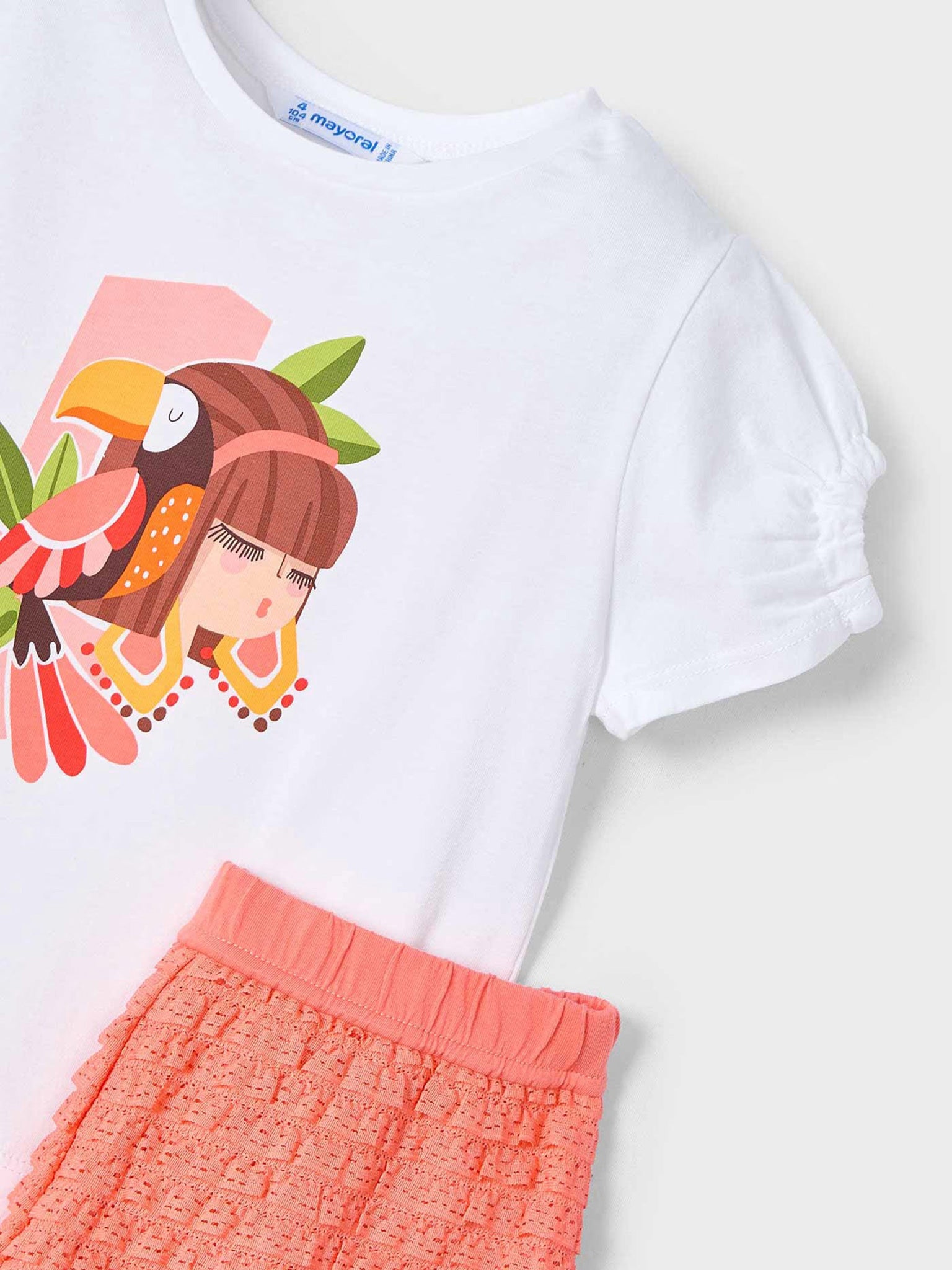 Παιδικό σετ με σορτς με μπλούζα 25-03211-087 | 25-03211-087