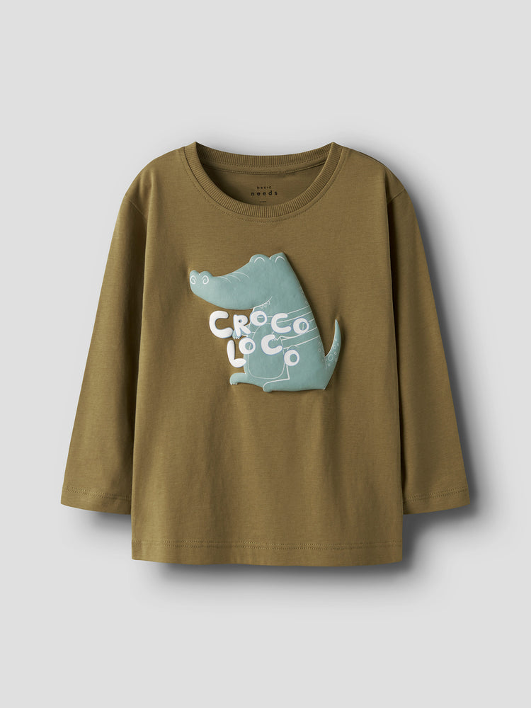 Παιδική μπλούζα μακό croco loco NMMVAGNO LS LOOSE TOP 13224977 | 13224977