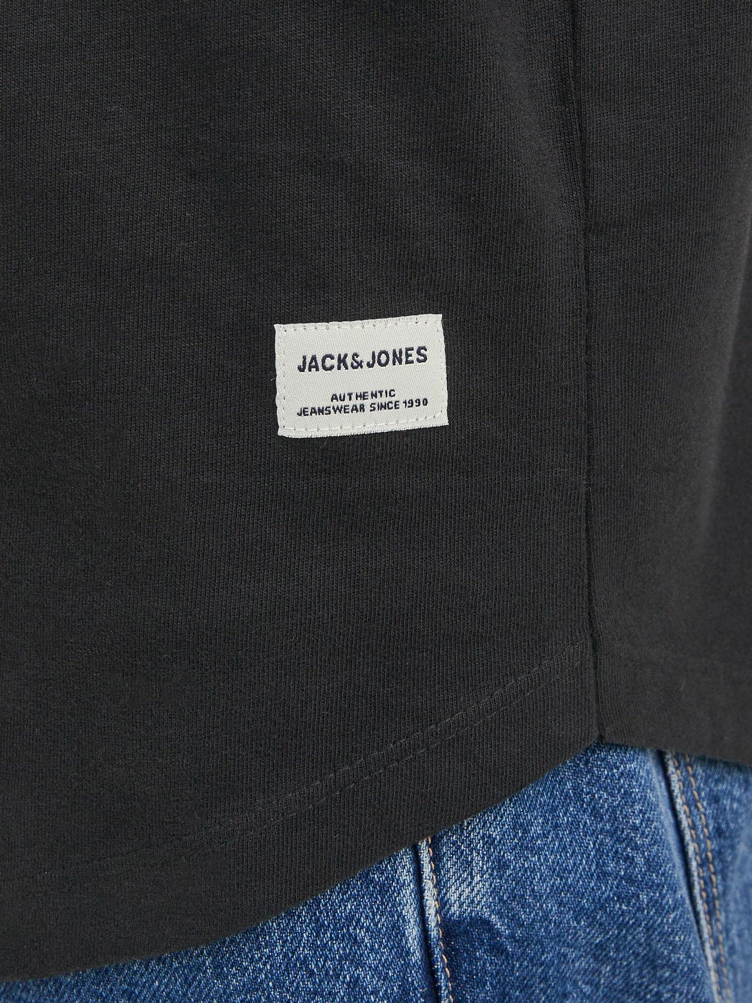 Ανδρική μπλούζα μακό JJENOA TEE O-NECK LS NOOS 12190128 | 12190128