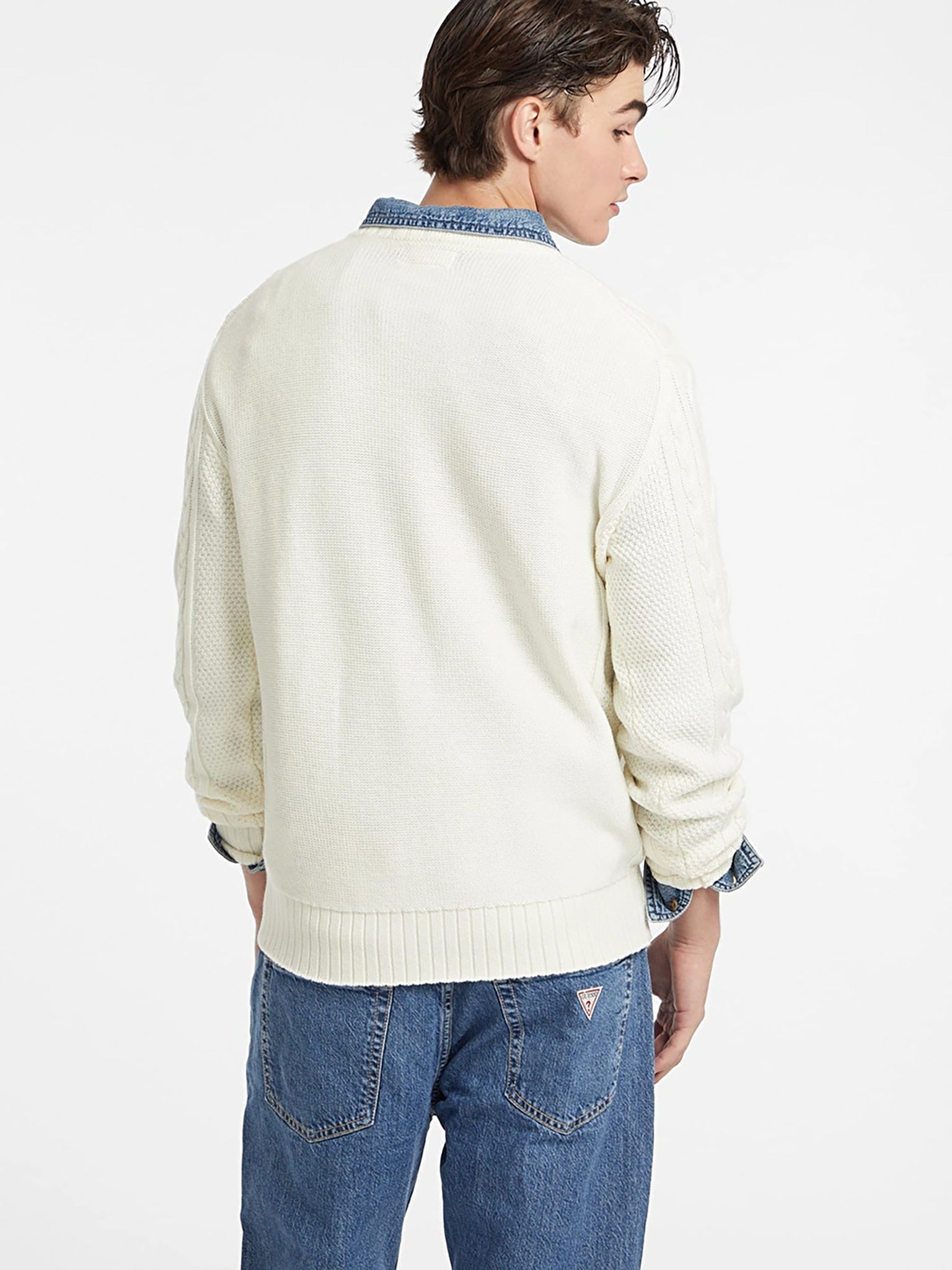 Ανδρική μπλούζα πλεκτή M4BR34Z3HN2G293 | M4BR34Z3HN2G293