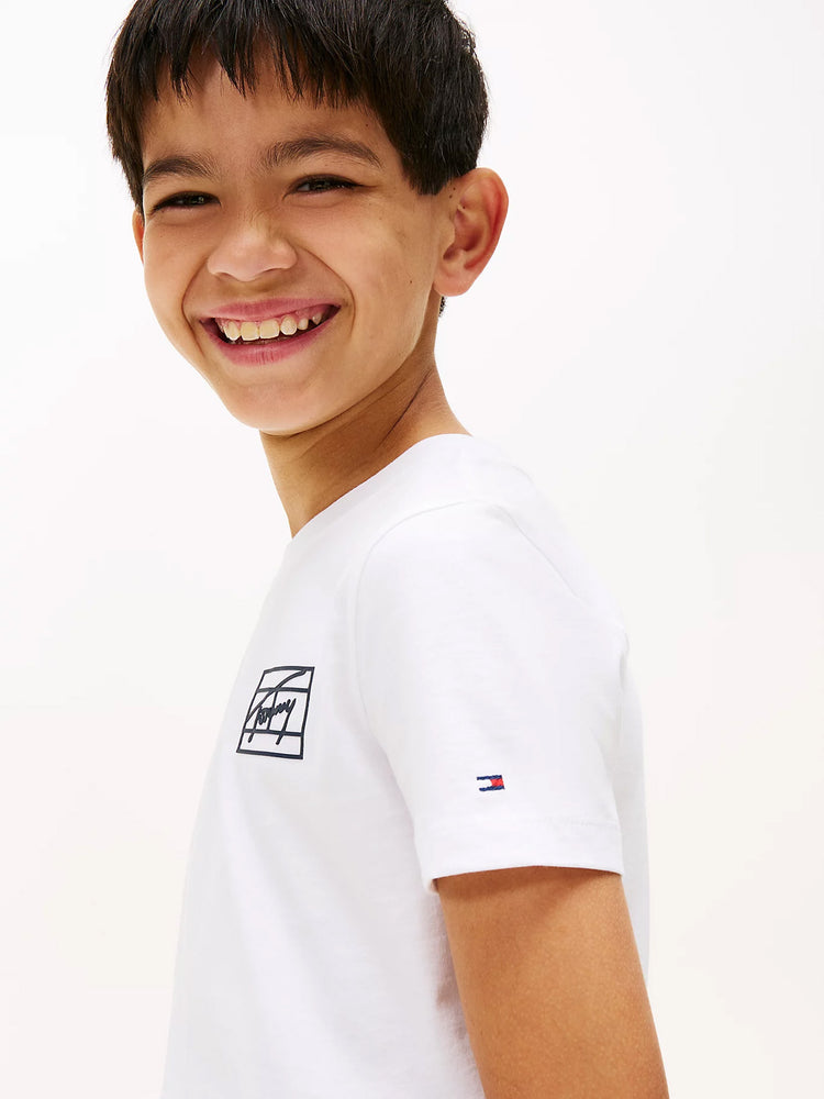 Παιδική μπλούζα μακό VARSITY PRINT TEE SS KB0KB09932YBR | KB0KB09932YBR