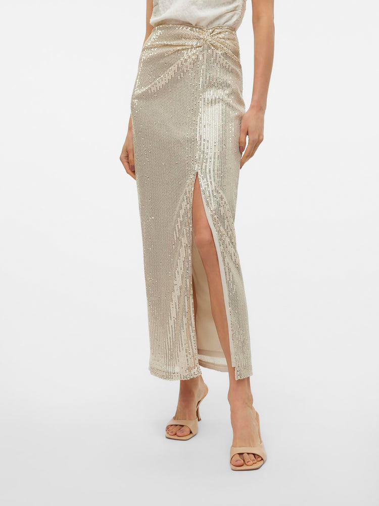 Γυναικεία φούστα παγιέτες VMMONALISE HW LONG SKIRT JRS 10306132 | 10306132