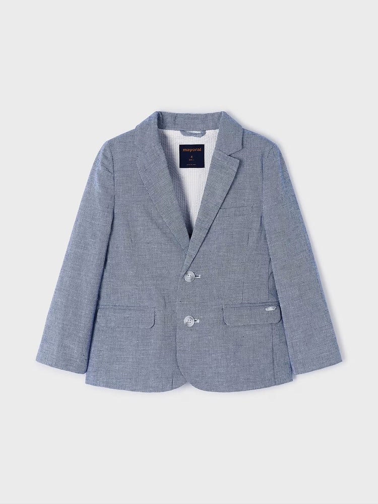 Παιδικό σακάκι λινό 24-03486-078 | 24-03486-078