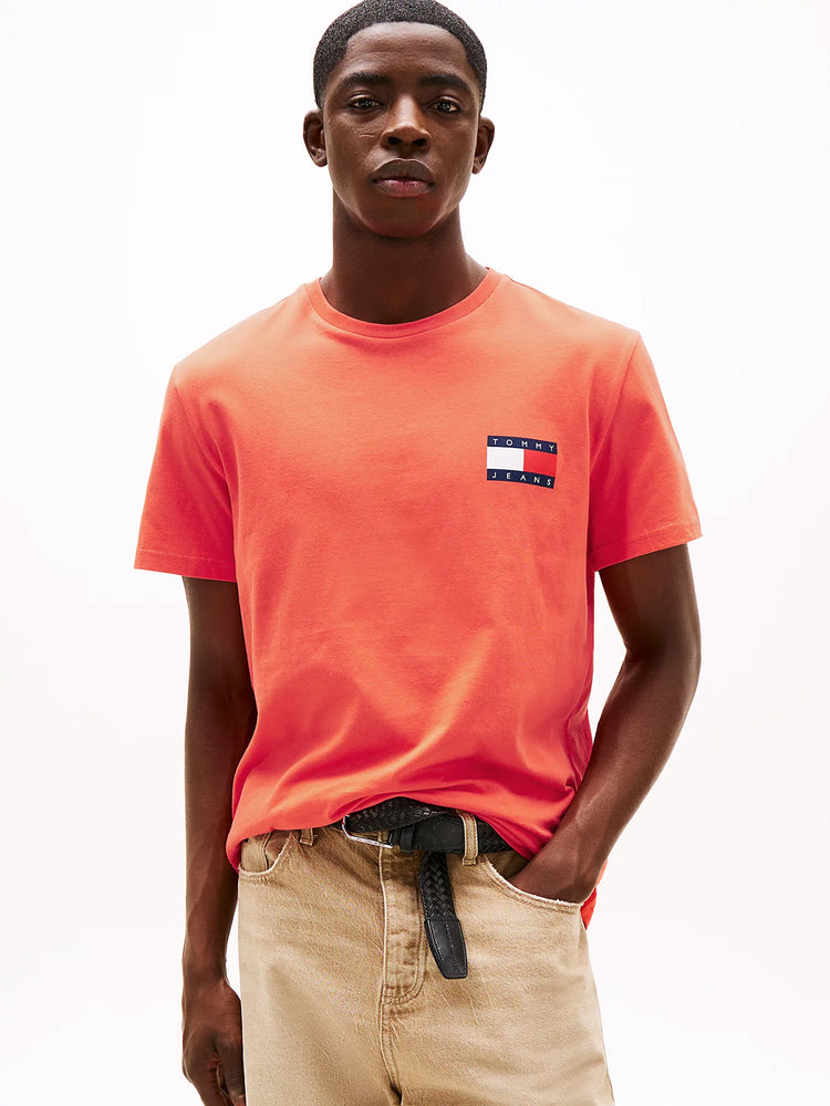 Ανδρικό t-shirt TJM SLIM ESSENTIAL FLAG TEE DM0DM20740SN6 | DM0DM20740SN6