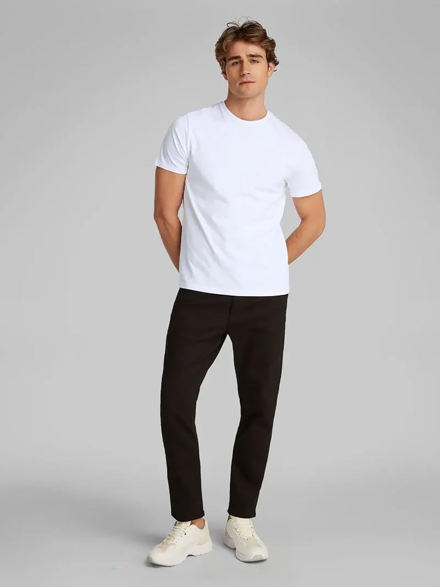 Ανδρικό t-shirt SS SMOOTH CTTN SOLID CREWNK TEE LV040HM265YAA | LV040HM265YAA