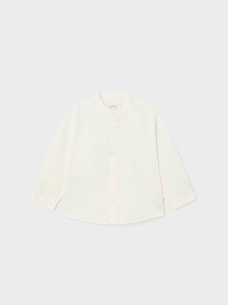 Βρεφικό πουκάμισο μακρυμάνικο λινό 24-01117-092 | 24-01117-092