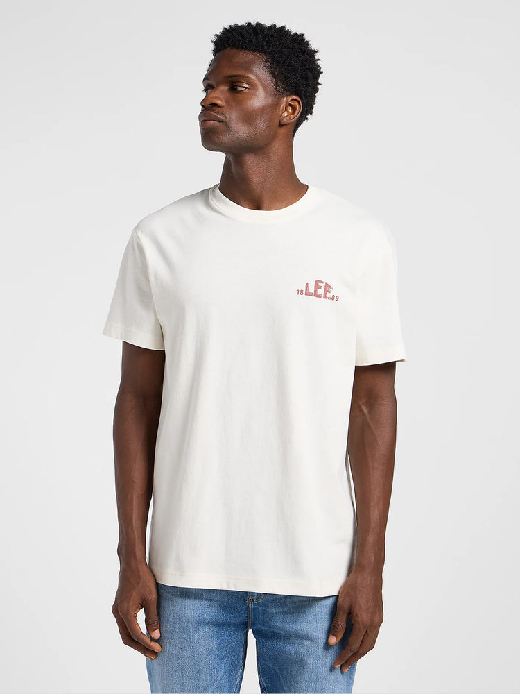 Ανδρικό t-shirt Regular Logo Tee in Ecru 112364552 | 112364552