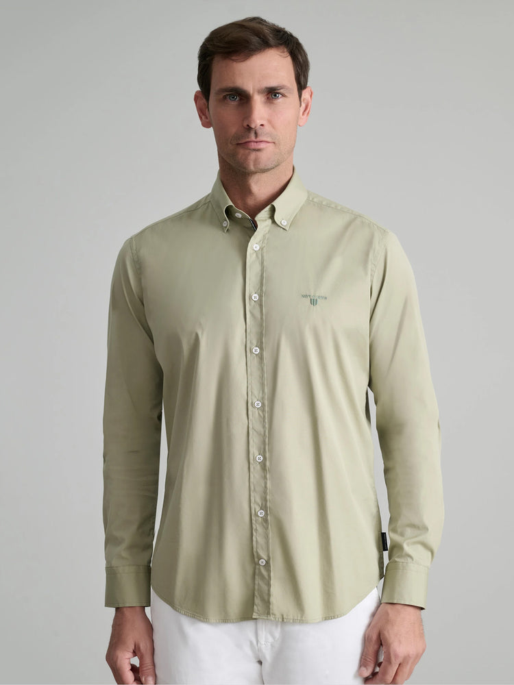 Ανδρικό πουκάμισο pale olive green 24NG.SD61/1B.6 | 24NG.SD61/1B.6