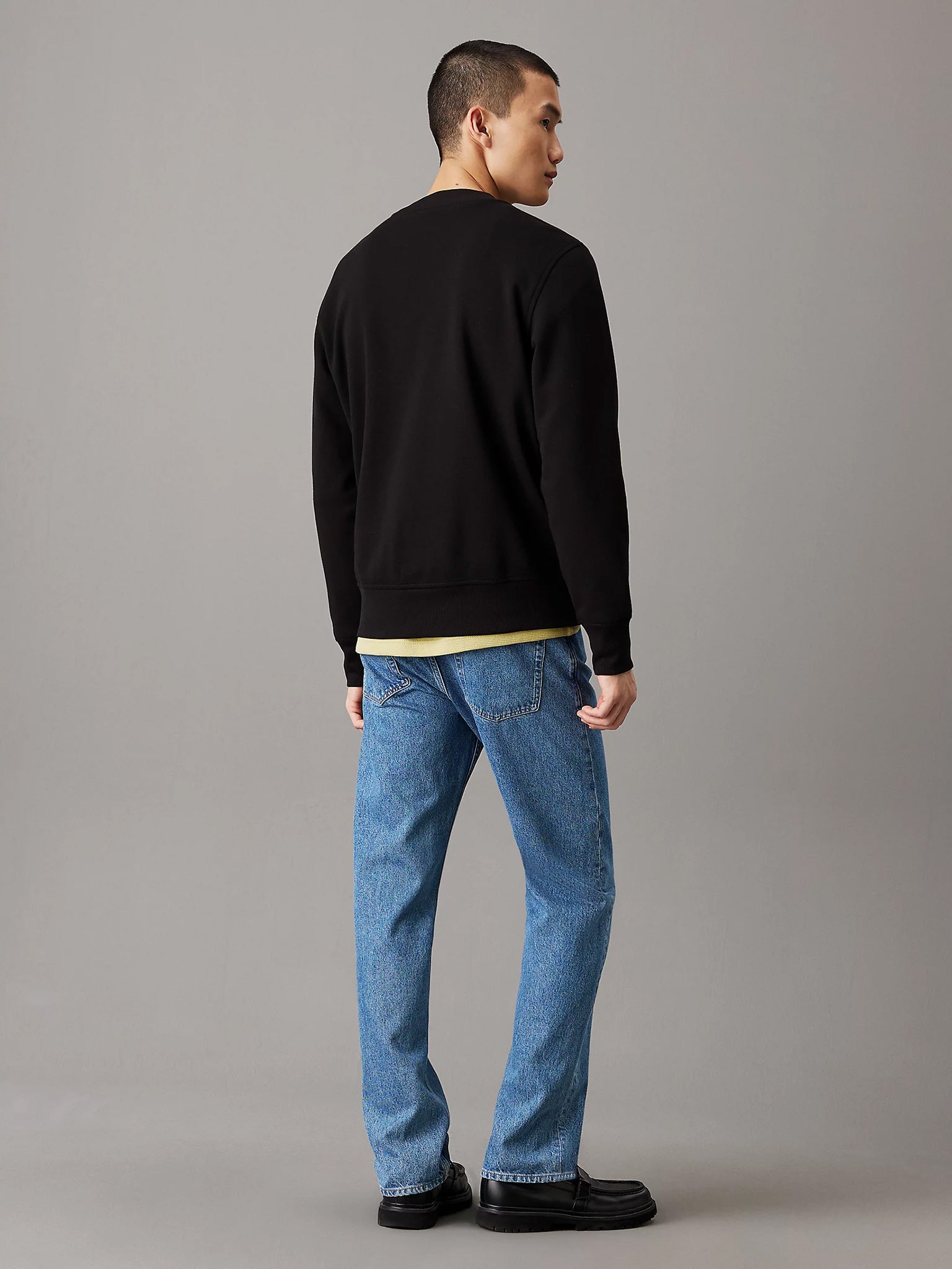 Ανδρική μπλούζα φούτερ MINIMAL LOGO CREW NECK J30J327119BEH | J30J327119BEH