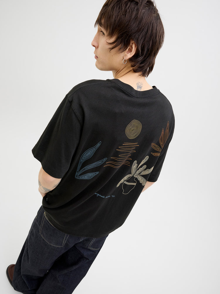 Ανδρικό t-shirt JORMARRAKESH SKETCH TEE SS CREW NECK 12273388 | 12273388