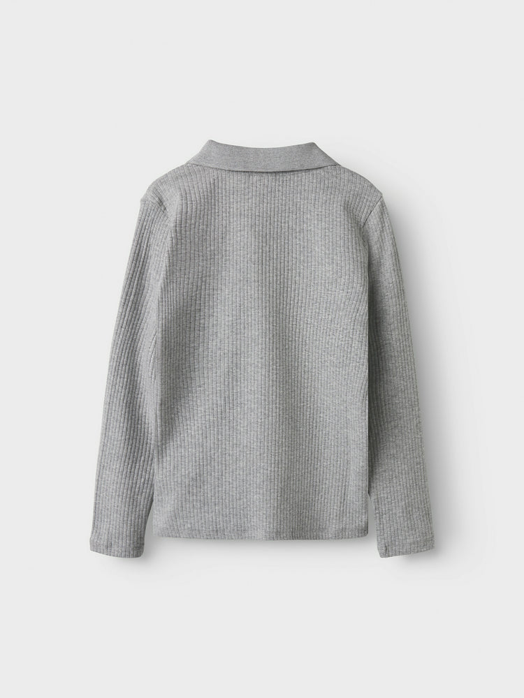 Εφηβική μπλούζα polo NKFDUSA LS SLIM POLO 13248637 | 13248637