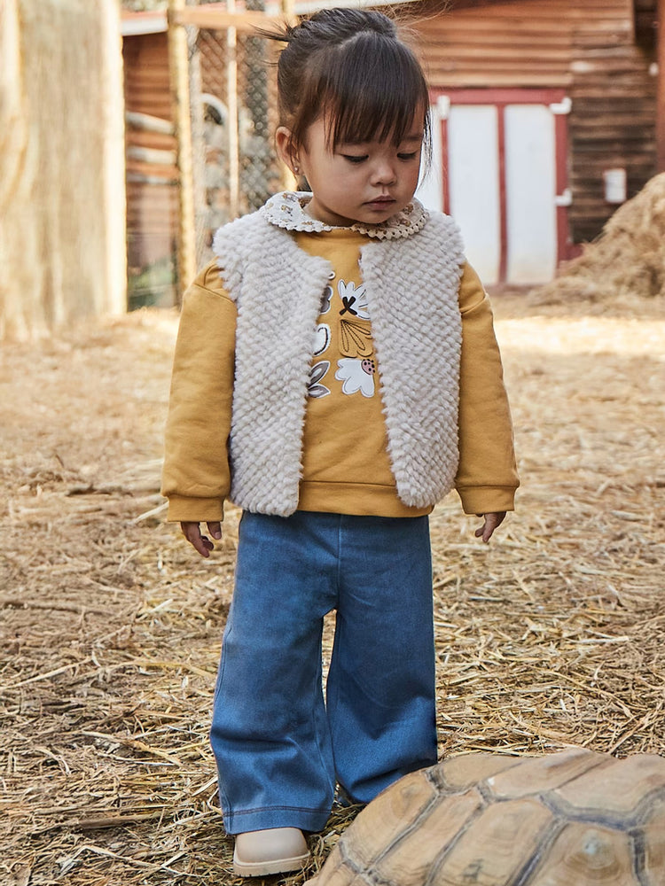 Βρεφικό σετ με τζιν παντελόνι 15-02594-074 | 15-02594-074